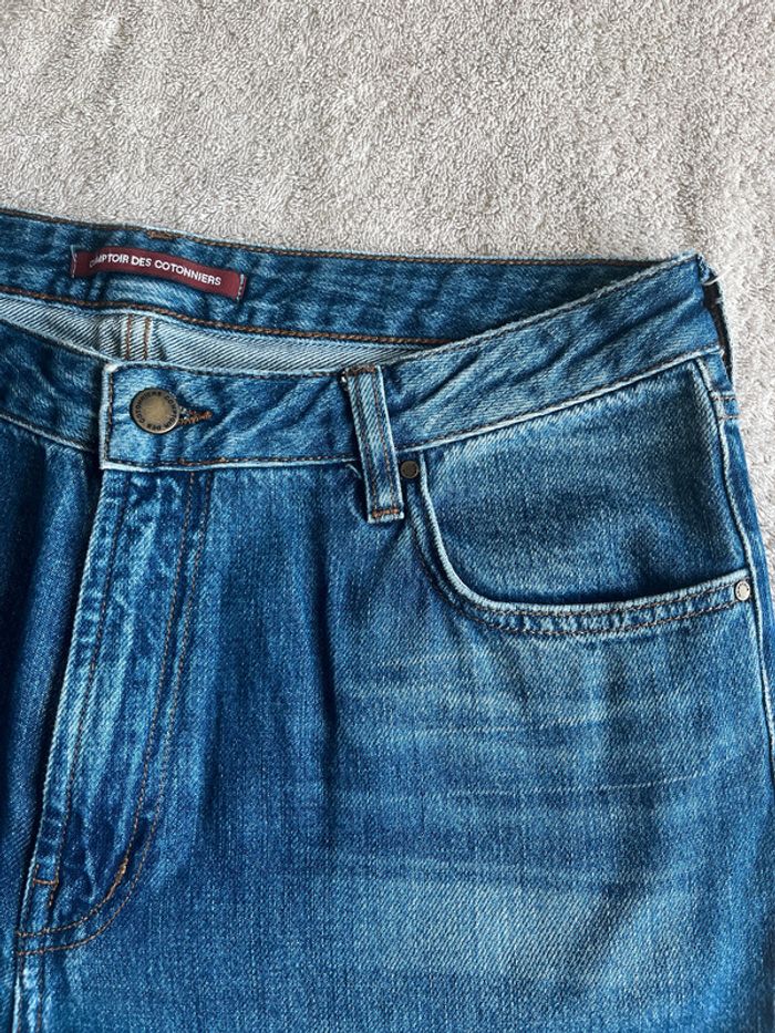 Jean bleu Comptoir des Cotonniers – Taille 42 / XL, poches & anneaux ceinture - photo numéro 2