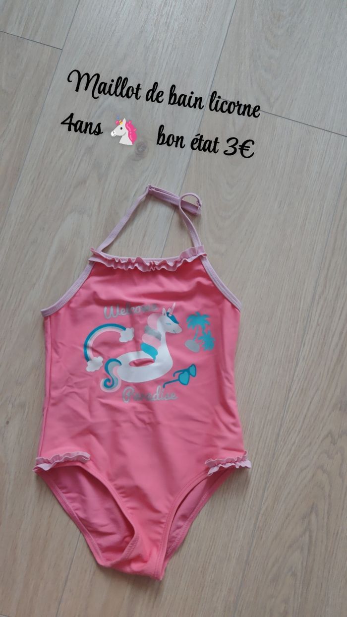 Maillot de bain licorne 🦄 4ans - photo numéro 1