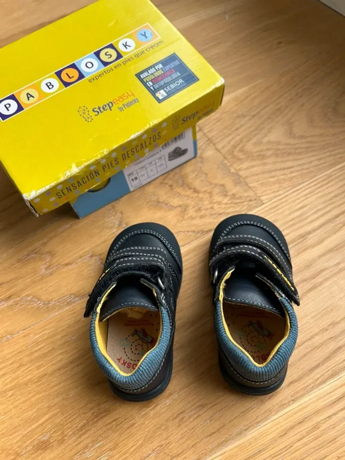 Chaussures pablosky garçon taille 19 cuir - photo numéro 4
