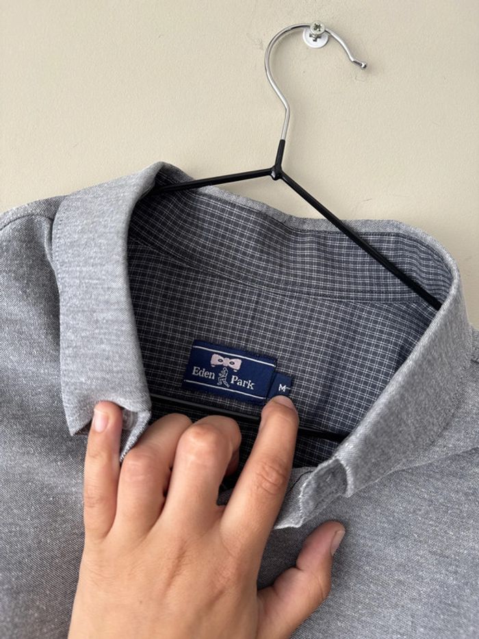 Chemise été  manche courte homme- grise - Eden Park taille M - très bon état - photo numéro 4