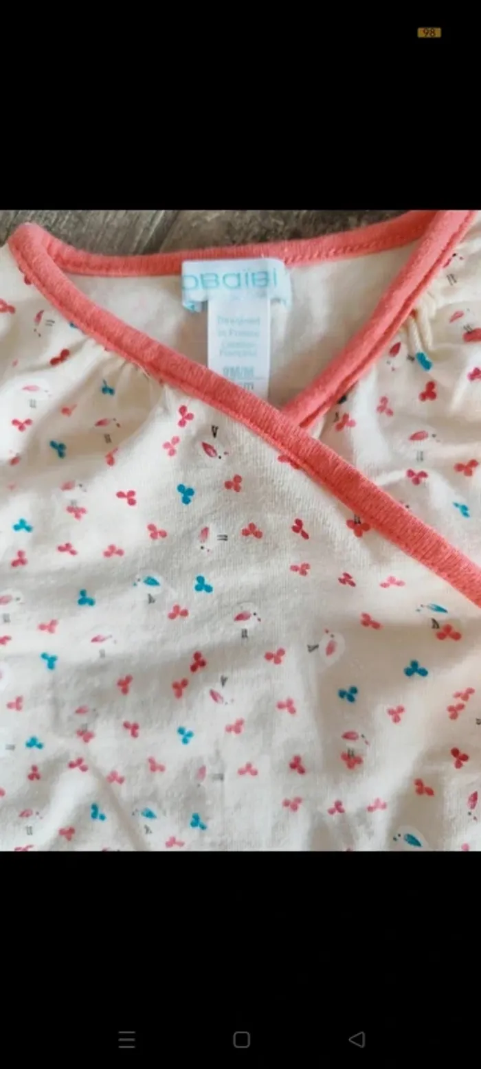 Magnifique pyjama coton thème oiseau 🤟 - photo numéro 2