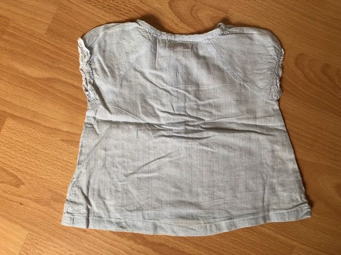 Joli haut/T-shirt léger MC à rayures Grain de Blé T. 12 mois TBE - photo numéro 2