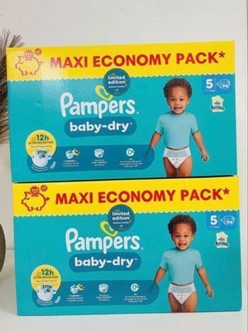 188 Couches Pampers taille 5