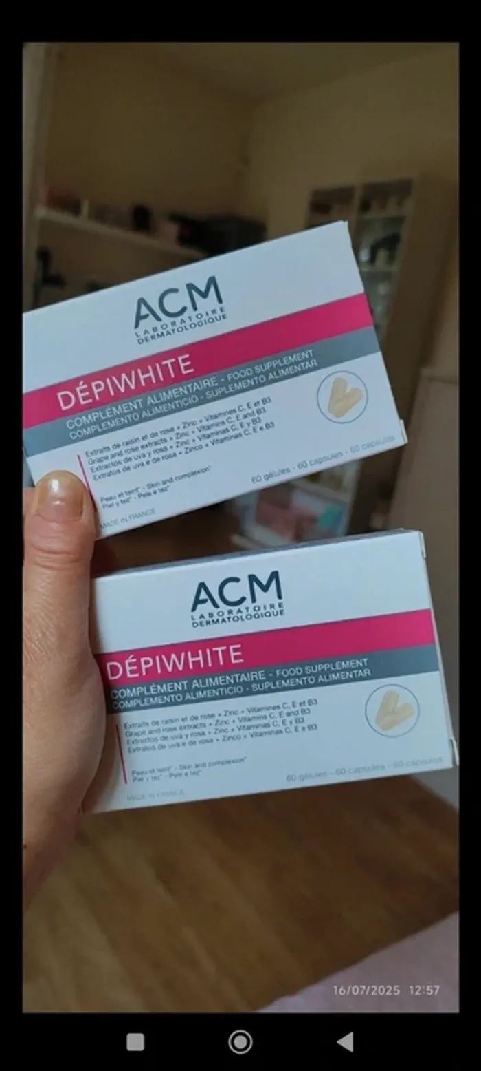 ACM Depiwhite Peau et Teint Anti-Tâches Pigmentaires 2 x 60 unités