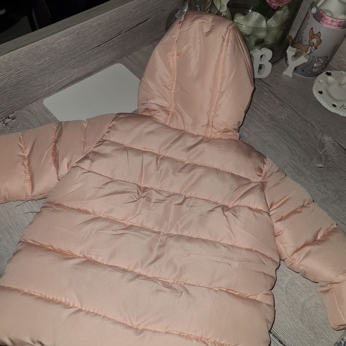 Doudoune avec capuche 9 mois rose orchestra - photo numéro 5