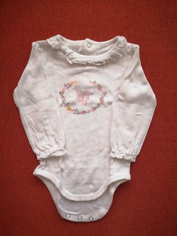 Body bébé en coton 9/12 mois