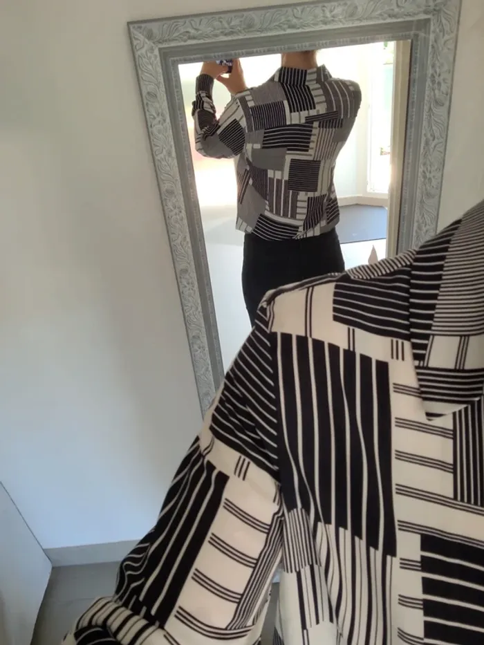 Robe chemise à rayures - photo numéro 2
