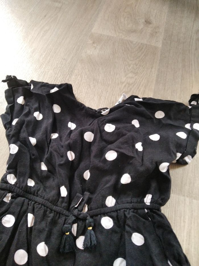 Combinaison à pois 3/4 ans - photo numéro 2