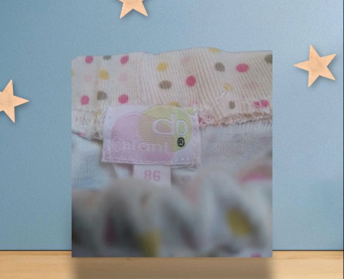 Lot de 2 bas de pyjamas fille 18 mois et 24 mois - photo numéro 6