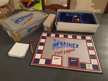 Jeu de société Vintage "Dessinez c'est gagné"