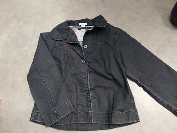 veste jean fille 5 ans obaibi