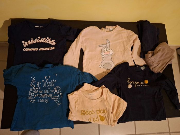 Manches longues filles 24 mois