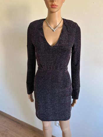 Robe pailletée neuve à manches longues Morgan taille 36 (valeur 70€)