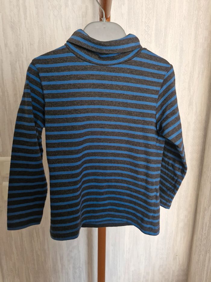 T-shirt manches longues enfant garçon 4 ans Tissaia Coton Polyester