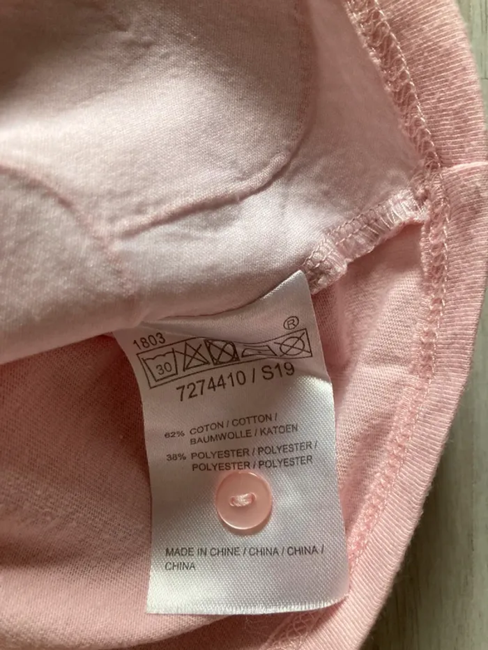 Haut rose éléphant 6 mois - photo numéro 2