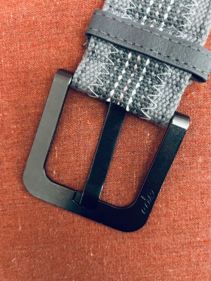 🩶Ceinture coton gris EDC by Esprit Light gray Cotton Belt🩶 - photo numéro 9
