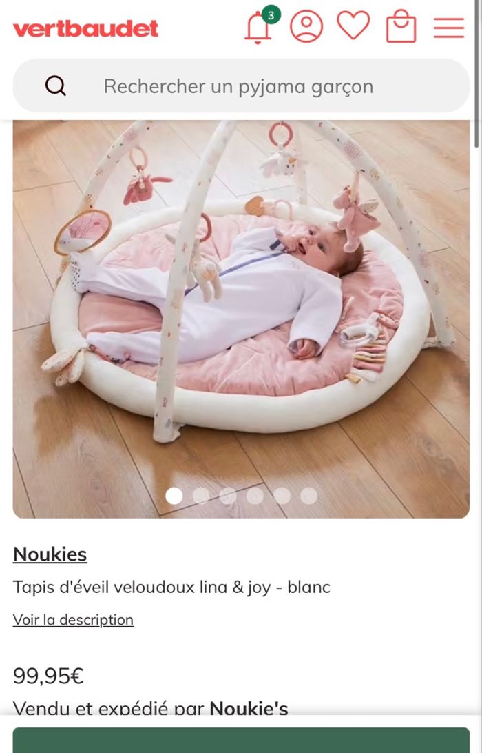 Tapis d’éveil Lina & Joy Nookie’s - photo numéro 4