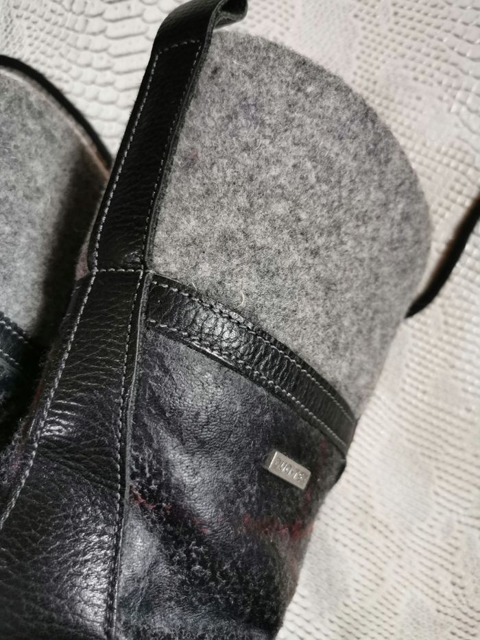 Bottes en cuir noir fourrées  Tamaris T39 - photo numéro 6