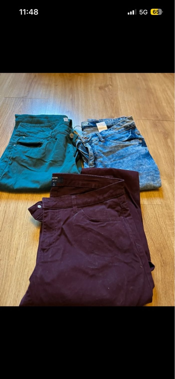 Lot pantalon