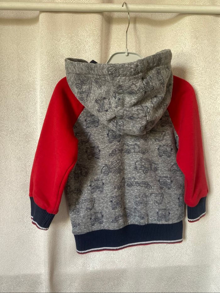 Gilet molletonné engins de chantier 2/3 ans C&A - photo numéro 4