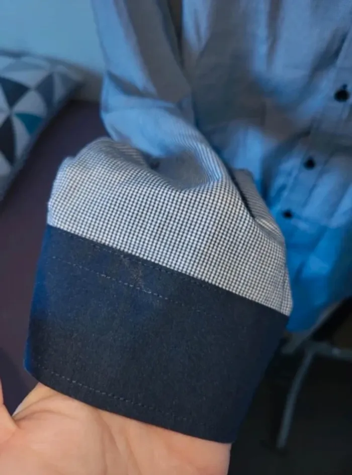 👔 Chemise Giorgio Morello bleu – Taille 45/46 – Très bon état - photo numéro 3