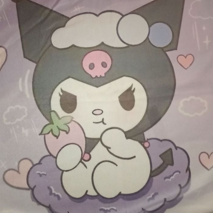 Housse de coussin kuromi - photo numéro 2