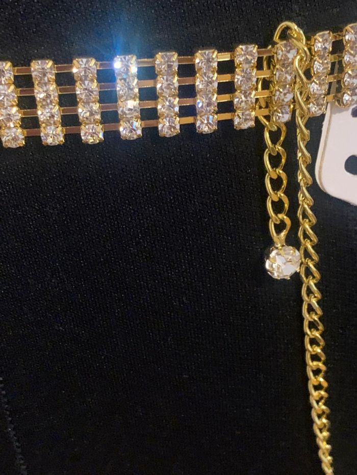 Ceinture en strass dorée tu 🍭🍭 - photo numéro 4