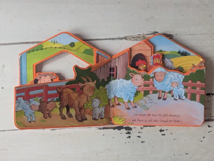 Lot de 2 livres jeunesse – Dans la ferme + Lili & Patapon : Attends-moi Patapon ! - photo numéro 7