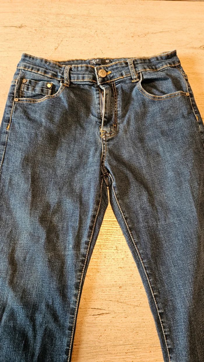 Jean s homme bleu foncé, stretch, TQF, taille 42, nickel - photo numéro 5