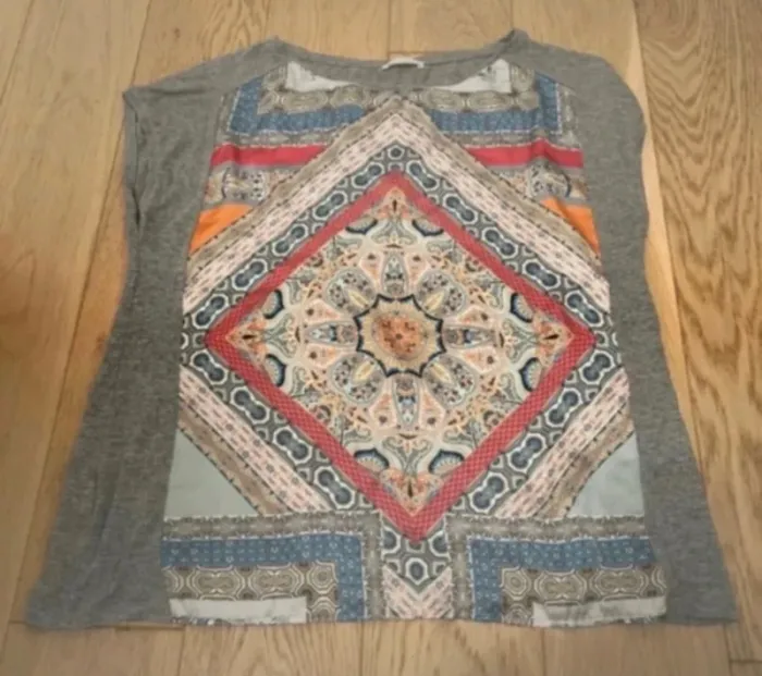 Tee shirt bi matière