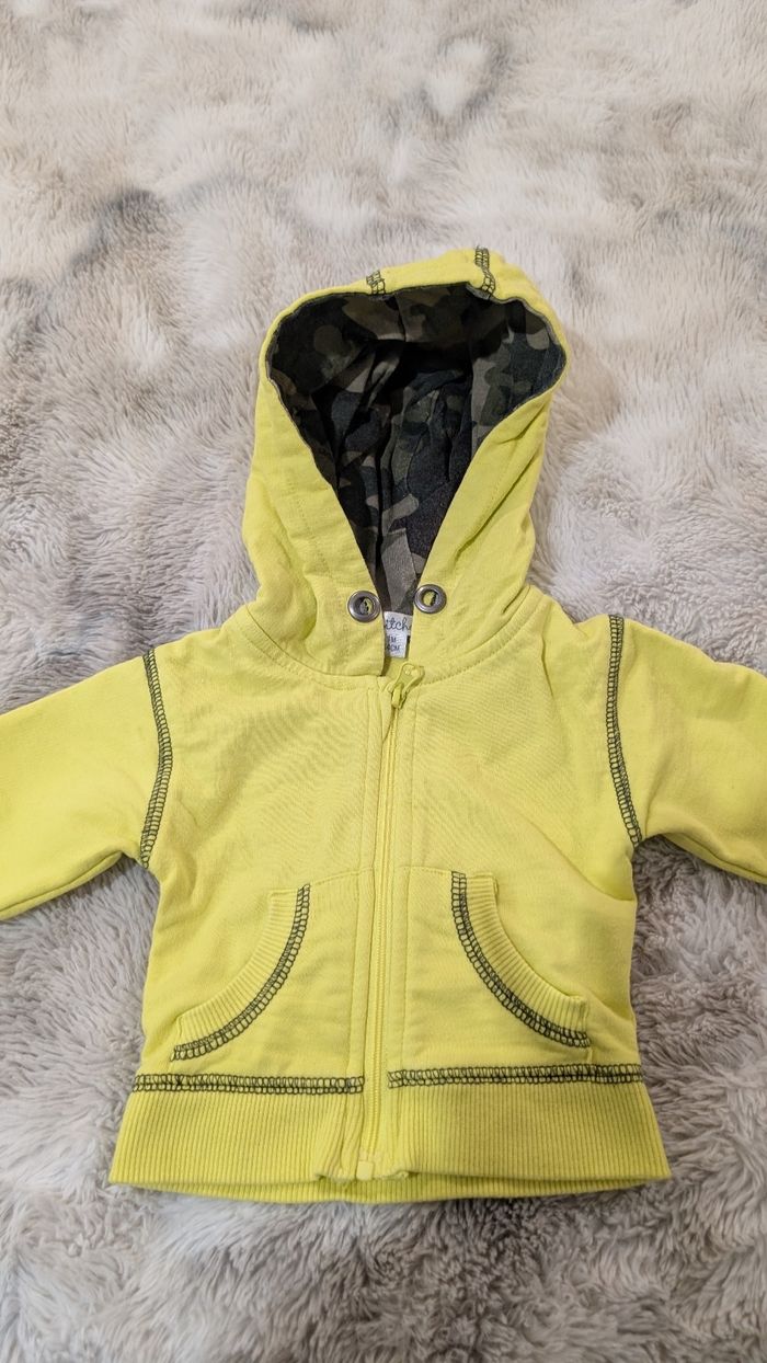 Veste à capuche Kitchoun taille 1 mois - photo numéro 3