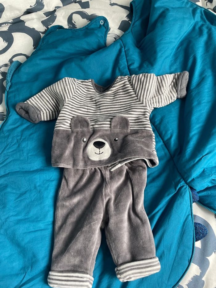 Ensemble gris ours