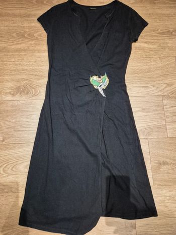Robe noire #coton #sanmarina M