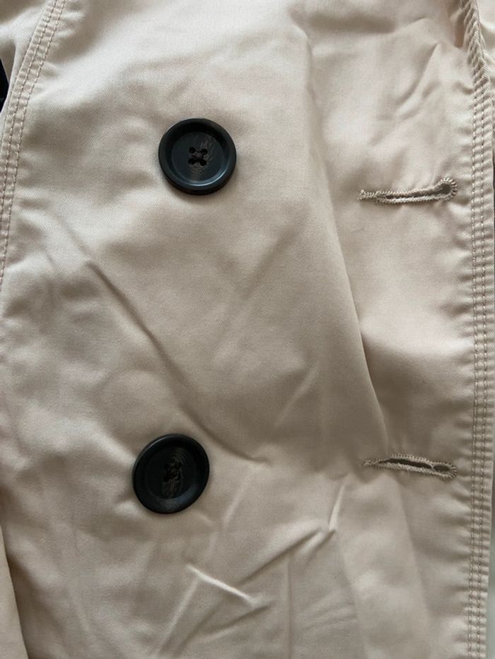 Trench court beige / Taille M - photo numéro 9