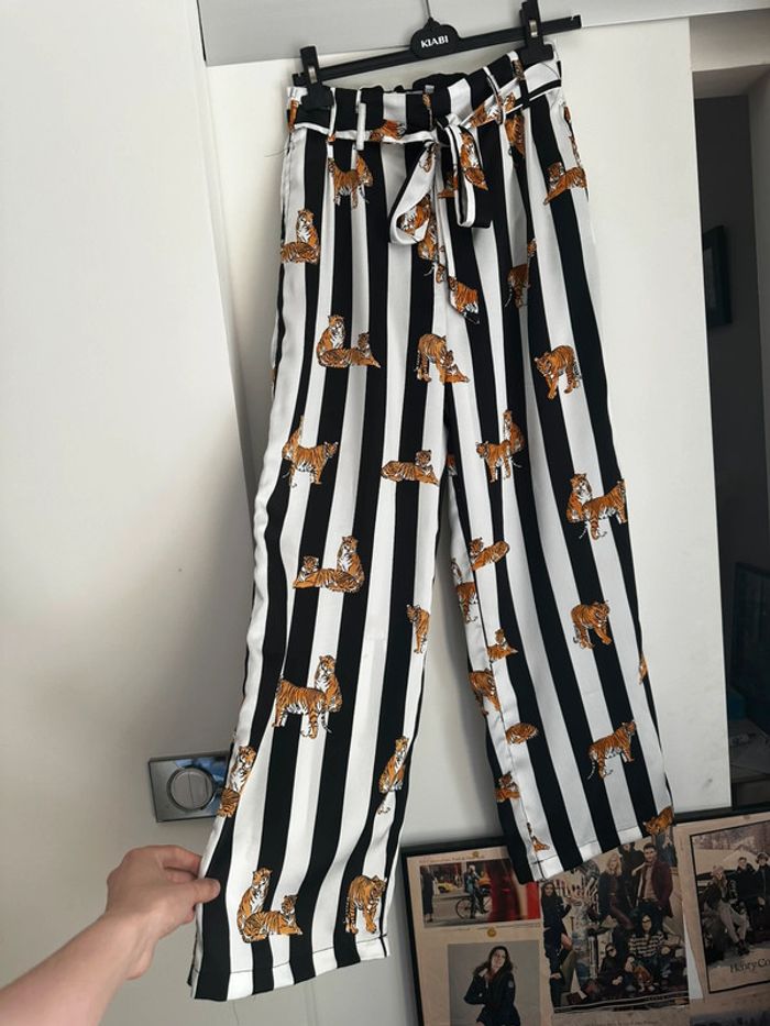 🐅 Pantalon fluide Millenium– Motif tigre chic (Neuf) - photo numéro 2