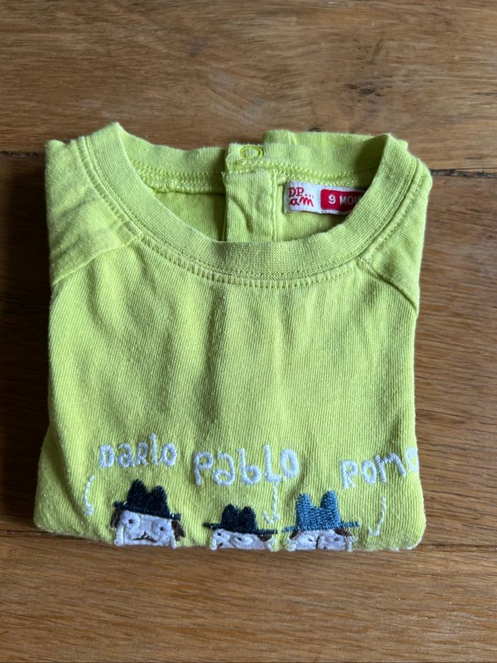 T-shirt ML DPAM 9 mois