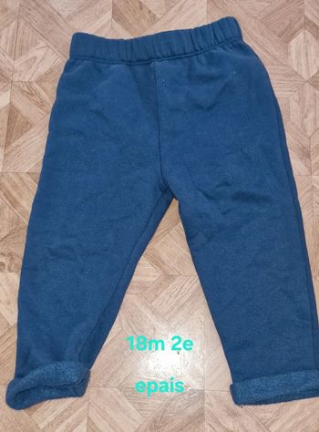 Bas jogging 18mois epais