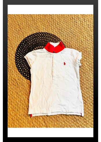 Polo Ralph Lauren rose blanc