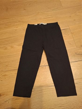 Legging noir fille 7 / 8 ans tex