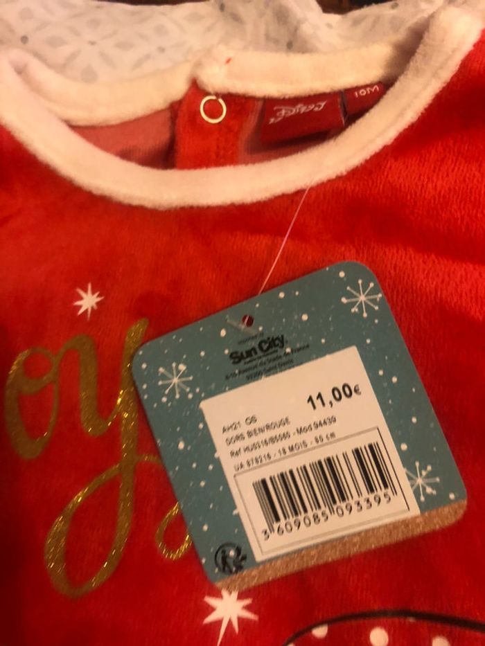 Pyjama Noël Mickey neuf 18 mois - photo numéro 3