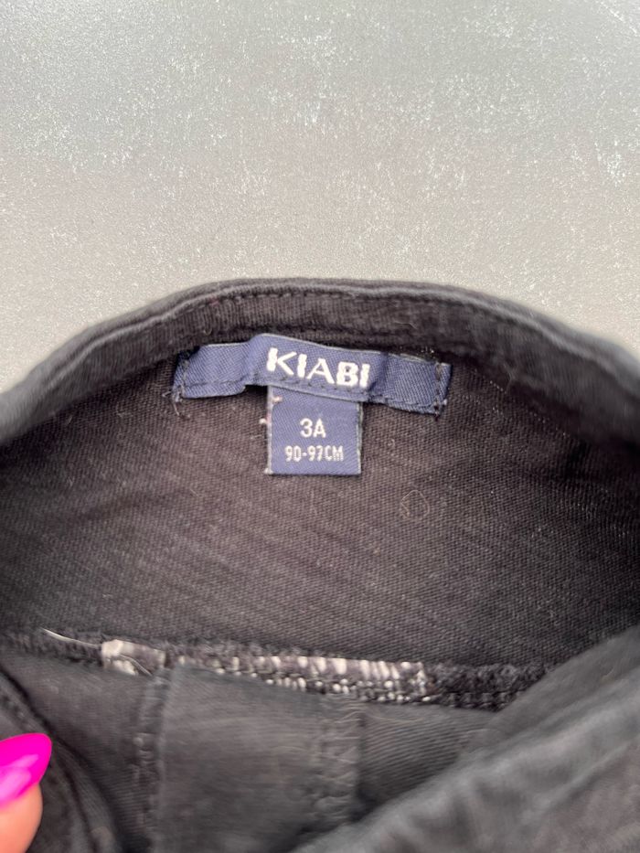 Blouse manches longues col rond noir - photo numéro 4