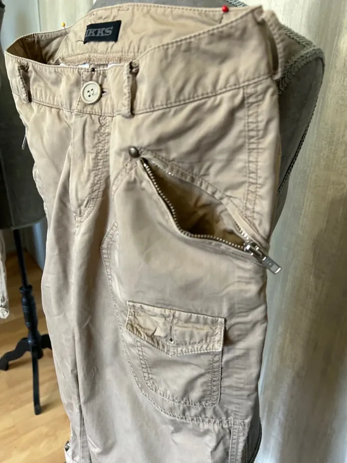 Pantalon  court toile Ikks - photo numéro 4