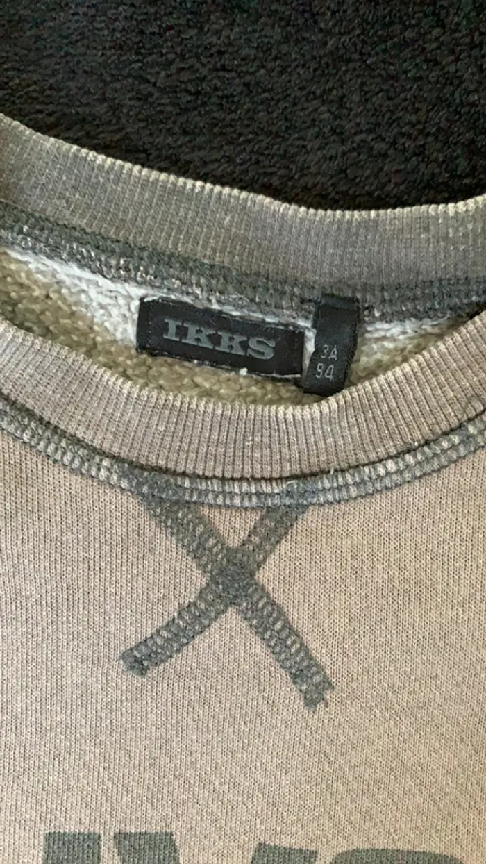 Sweat gris ikks - photo numéro 2