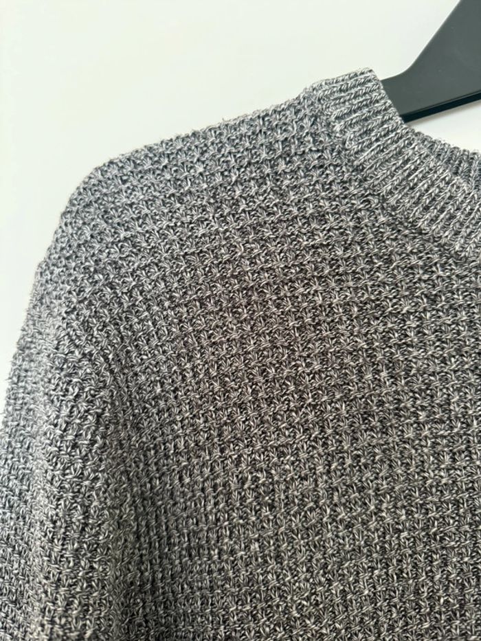 Pull en maille gris H&M Taille M - photo numéro 4