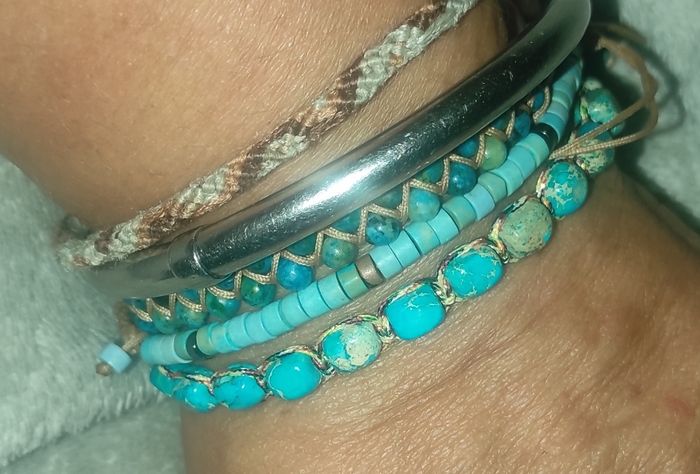 Joli bracelet turquoise - photo numéro 3