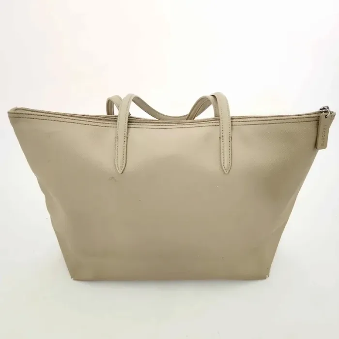 Sac Cabas Lacoste Beige - photo numéro 4