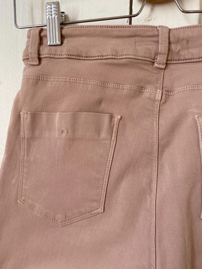 Slim Zara rose grisé taille 40 (équivalent 36) - photo numéro 6