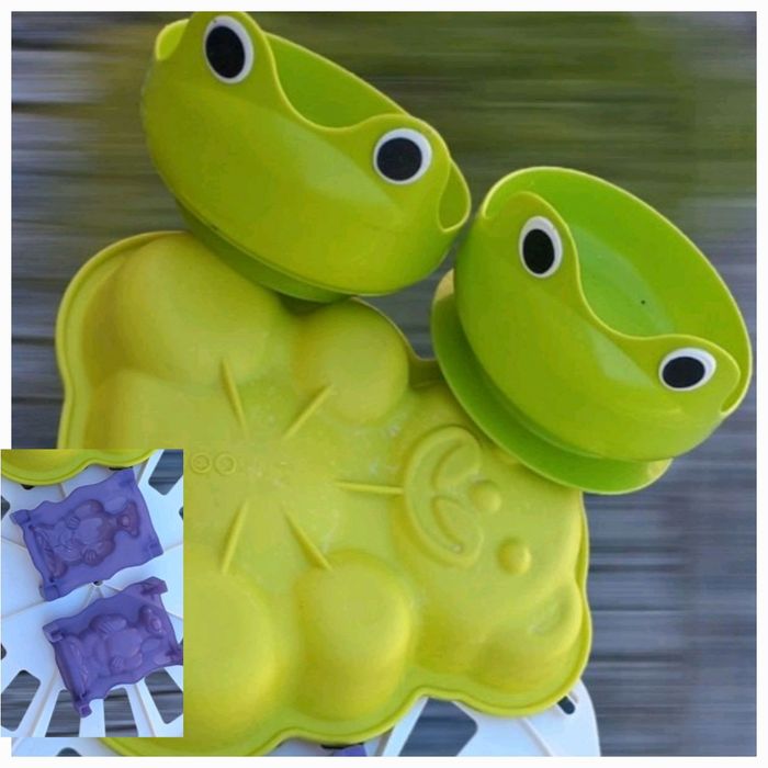 Lot moule - bol - moule gâteau nounours