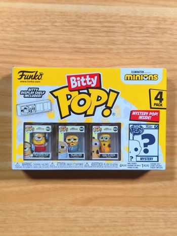 Pack Funko Bitty Pop! Minions - 4 Figurines dont 1 MYSTÈRE