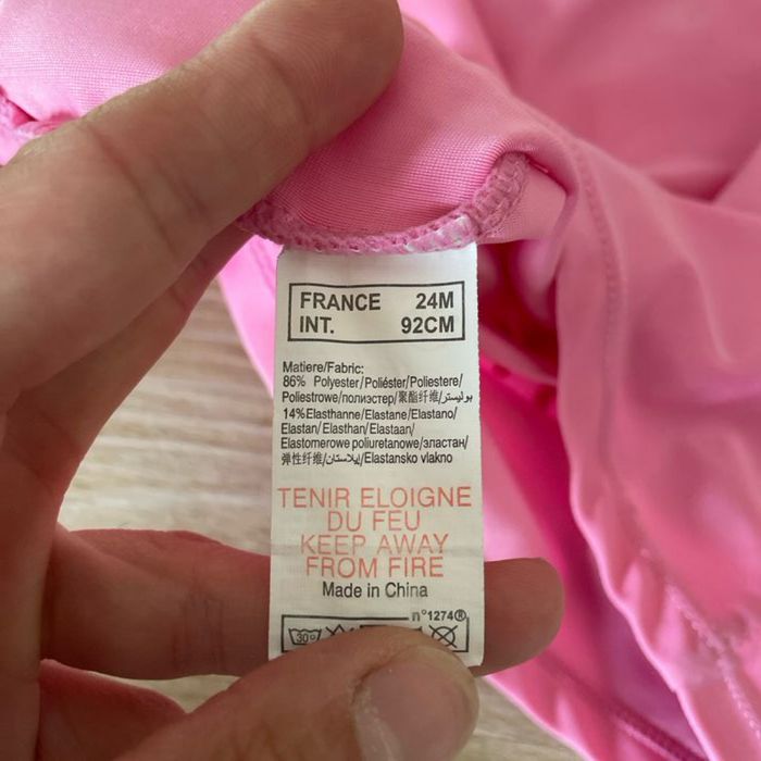 Haut de maillot a manche fille - photo numéro 3